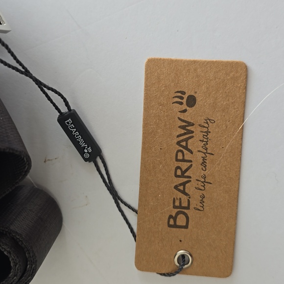 NWT Bear Paw Fanny Pack Crossbody Waist Belt Bag Dark Gray - Picture 13 of 13